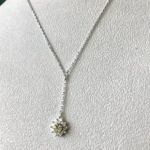 Green & Silver Pendant Necklace